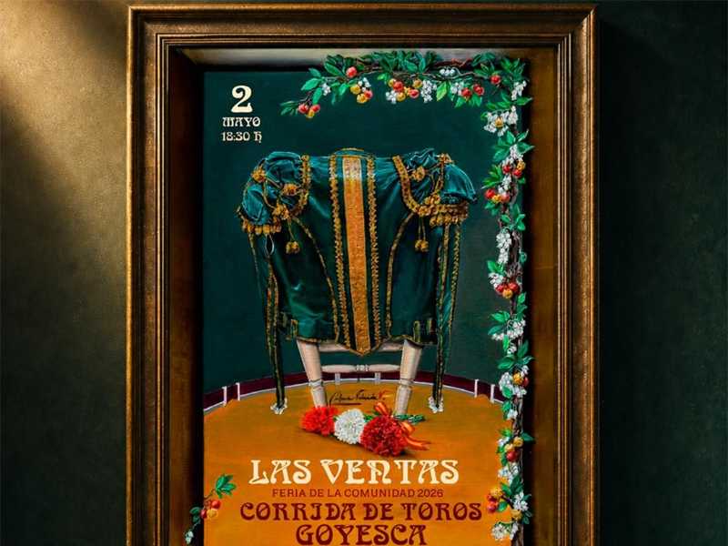 Joselito presente en cartel de Dos de Mayo obra de Paloma Velarde