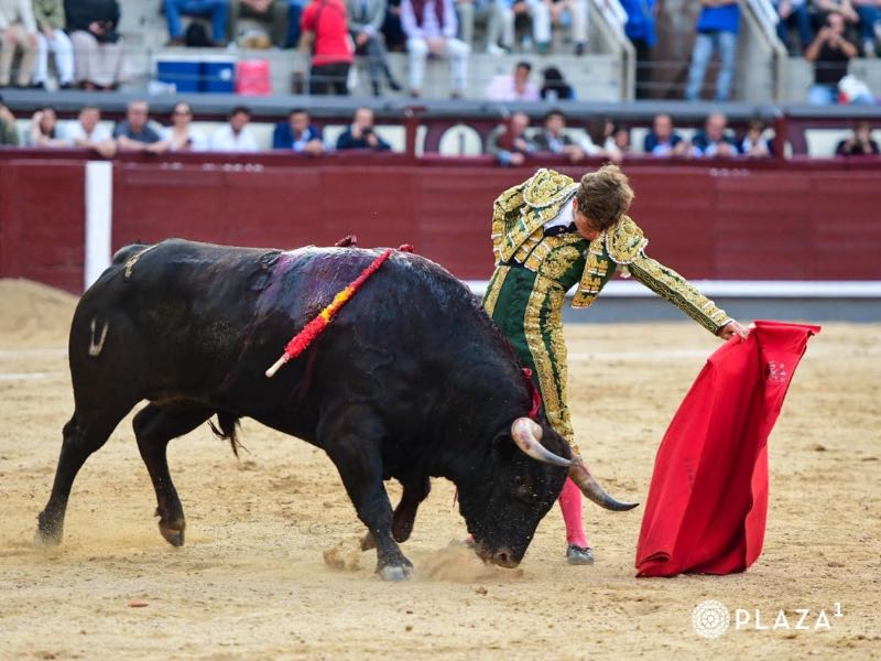 Álvaro Serrano deja una presentación de gran dimensión en Madrid sin premio por la espada