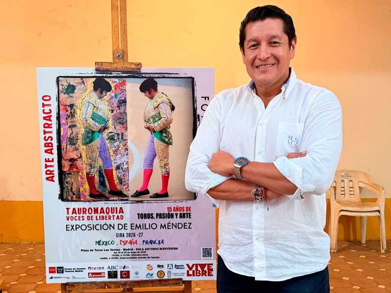 Emilio Méndez presentará la Exposición fotográfica-pictórica “15 años de Toros, Pasión y Arte” en la Feria de San Isidro de las Ventas de Madrid