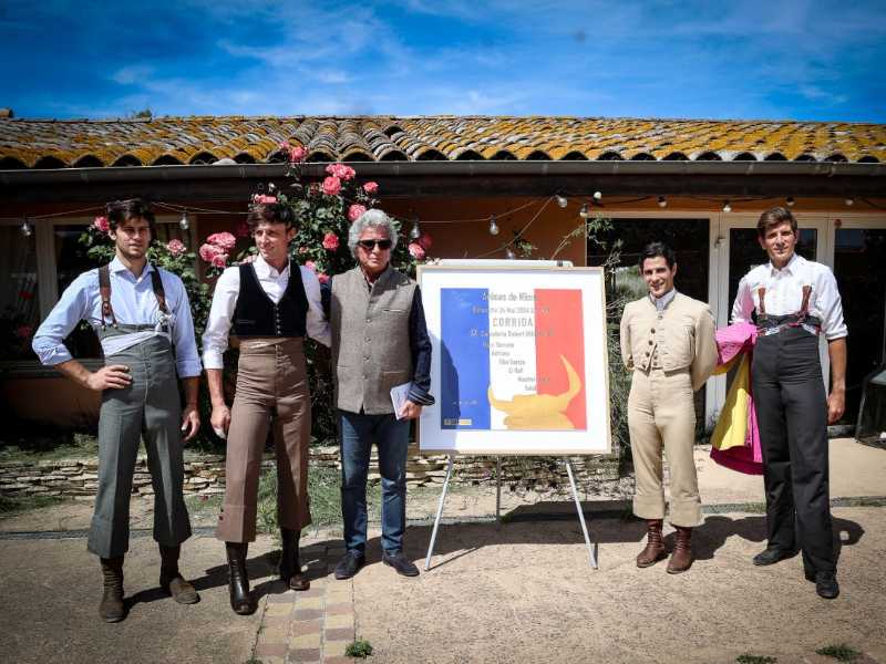Vela de Armas para los toreros de Nîmes en lo de Margé