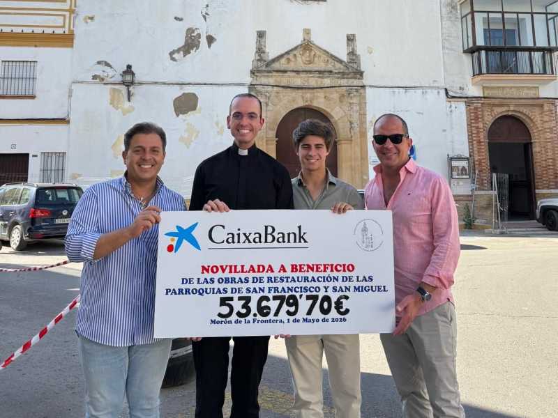 La encerrona solidaria de Martín Morilla el 1 de mayo en Morón de la Frontera recaudó más de 53.000 euros